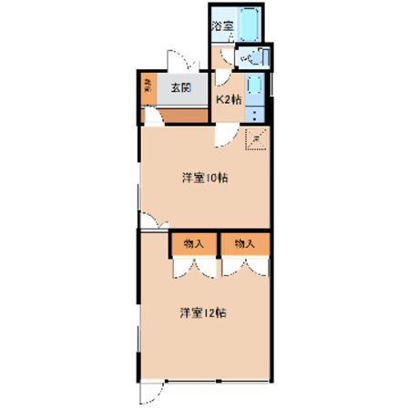 林ビルの物件間取画像